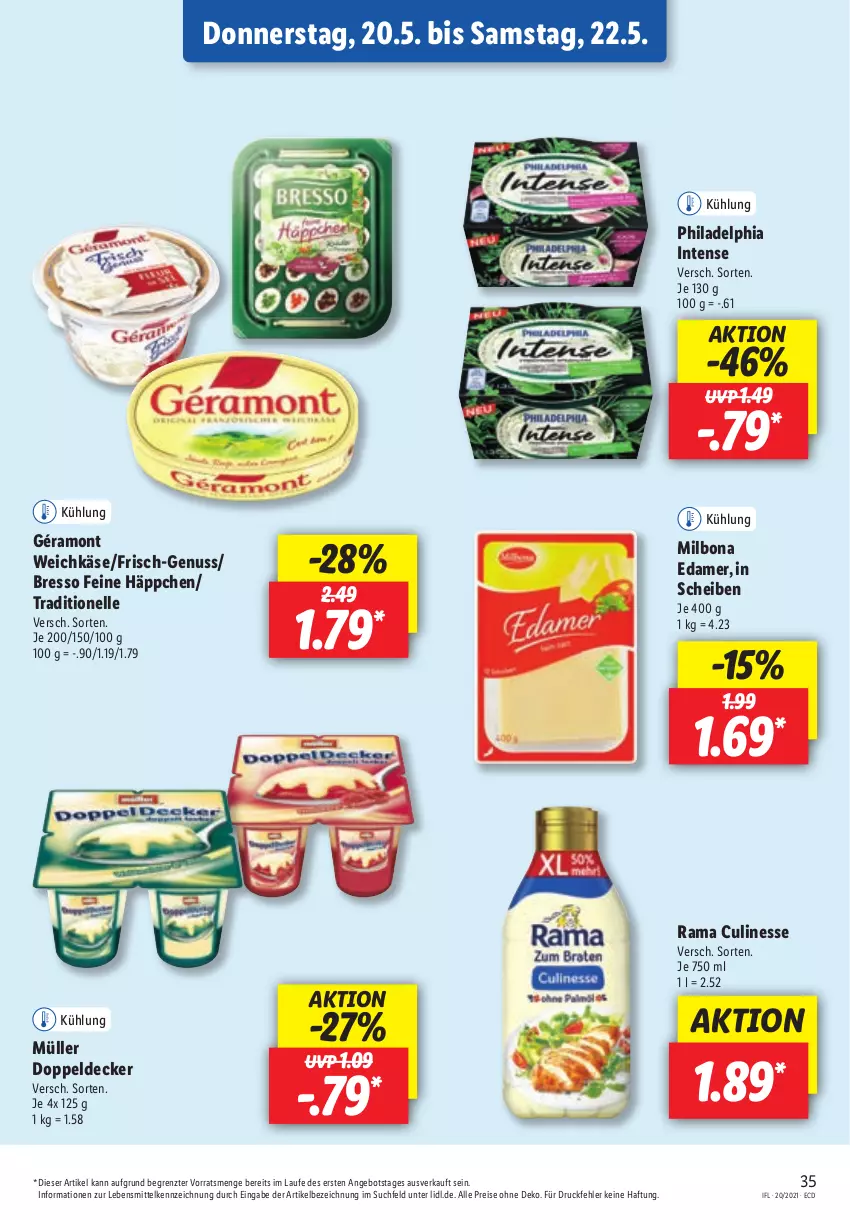 Aktueller Prospekt Lidl - Aktionsprospekt - von 17.05 bis 22.05.2021 - strona 35