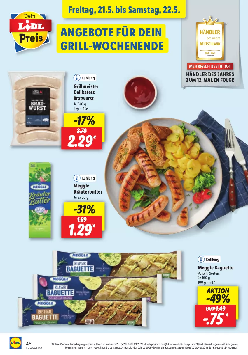 Aktueller Prospekt Lidl - Aktionsprospekt - von 17.05 bis 22.05.2021 - strona 46