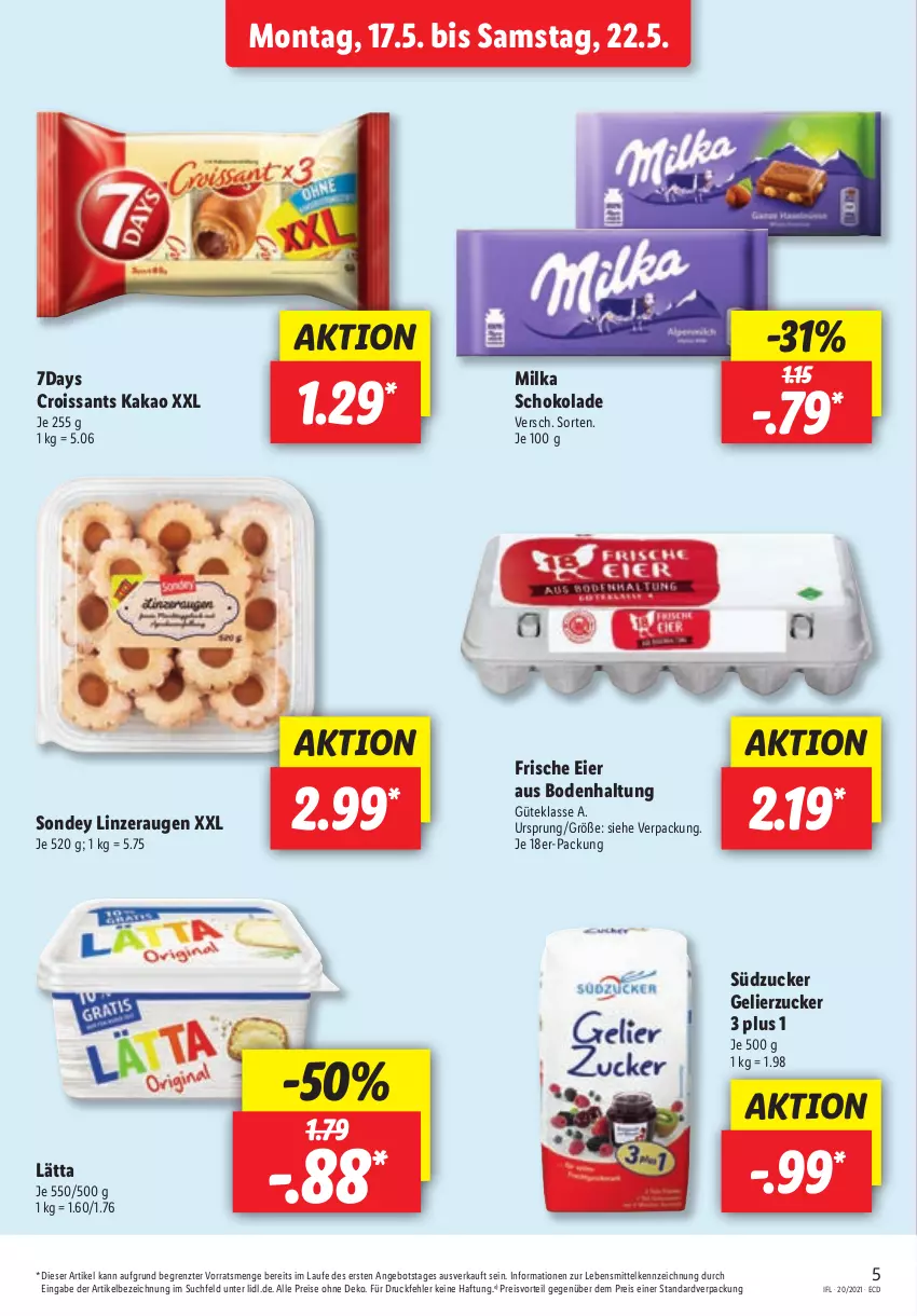 Aktueller Prospekt Lidl - Aktionsprospekt - von 17.05 bis 22.05.2021 - strona 5