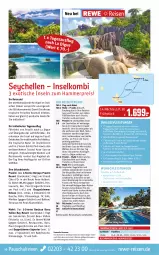 Gazetka promocyjna Rewe Reisen - Reiseprospekt - Gazetka - ważna od 29.04 do 29.04.2022 - strona 10 - produkty: angebot, aust, Bad, bier, Biere, buch, decke, deutschsprachige reiseleitung, dusche, eier, eis, elle, ente, erde, früchte, Garten, inklusivleistungen, küche, latte, LG, Liege, natur, pool, reis, reiseverlauf, rel, Ria, Schal, schirme, Ti, tisch, uhr, vanille, Vegeta