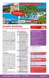Gazetka promocyjna Rewe Reisen - Reiseprospekt - Gazetka - ważna od 29.04 do 29.04.2022 - strona 11 - produkty: angebot, auer, Bad, Bau, bio, buch, decke, deutschsprachige reiseleitung, dusche, eier, eis, elle, gin, inklusivleistungen, leine, Liege, Metro, natur, pool, reis, reiseverlauf, rel, Ria, Rowi, rum, Schal, schirme, Schmuck, Ti, uhr, wasser