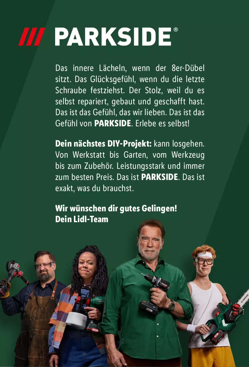 Aktueller Prospekt Lidl - Parkside Booklet 2023 - von 01.09 bis 22.10.2023 - strona 2 - produkty: Bau, eis, Garten, Parkside, Rauch, reis, werkzeug, ZTE