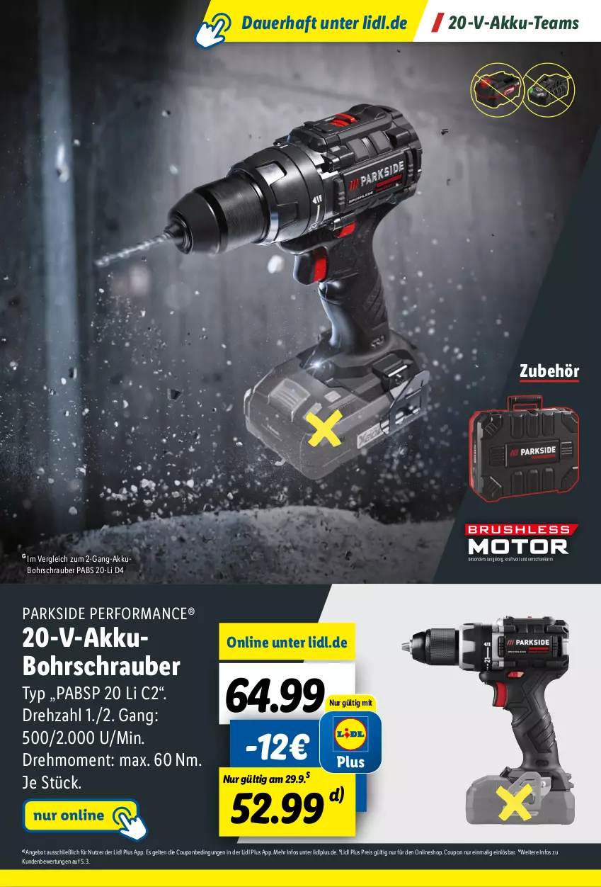 Aktueller Prospekt Lidl - Parkside Booklet 2023 - von 01.09 bis 22.10.2023 - strona 35 - produkty: akku, angebot, auer, Bohrschrauber, coupon, eis, Parkside, reis, Ti