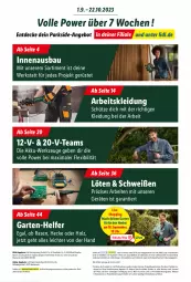 Gazetka promocyjna Lidl - Parkside Booklet 2023 - Gazetka - ważna od 22.10 do 22.10.2023 - strona 3 - produkty: akku, angebot, angebote, auer, Bad, Bau, decke, eis, Garten, Holz, kleid, Kleidung, mac, ndk, Parkside, rasen, reis, Schütze, Ti, uhr, usb, weck, werkzeug, werkzeuge