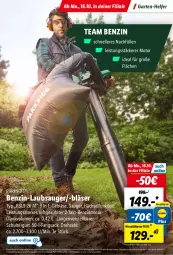 Gazetka promocyjna Lidl - Parkside Booklet 2023 - Gazetka - ważna od 22.10 do 22.10.2023 - strona 57 - produkty: angebot, coupon, eis, elle, Garten, Laubsauger, Parkside, reis, sac, schultergurt, Ti, ZTE