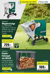 Gazetka promocyjna Lidl - Parkside Booklet 2023 - Gazetka - ważna od 22.10 do 22.10.2023 - strona 59 - produkty: angebot, angebote, auer, eis, Garten, Holz, Kamin, Kaminholz, ndk, Parkside, regal, reis, reiss, säge, Ti