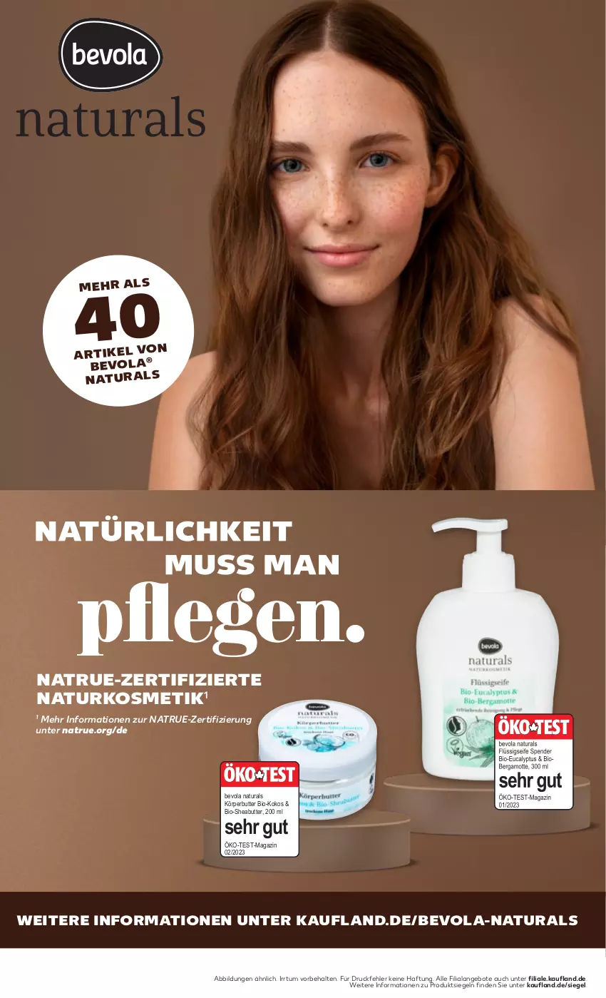 Aktueller Prospekt Kaufland - Prospekt - von 22.02 bis 28.02.2024 - strona 50 - produkty: angebot, angebote, bio, butter, kokos, kosmetik, magazin, natur, natura, naturkosmetik, Sheabutter, Ti