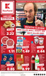 Gazetka promocyjna Kaufland - Prospekt - Gazetka - ważna od 28.02 do 28.02.2024 - strona 1 - produkty: angebot, angebote, auer, barilla, Bau, Bauer, Becher, bellacrema, bohne, bohnen, coca-cola, cola, eis, fanta, feta, frucht, fruchtjoghurt, gin, hartweizen, hirtenkäse, joghur, joghurt, joghurt mild, kaffee, kartoffel, kartoffeln, Käse, melitta, Mezzo Mix, milch, pasta, patros, reis, röstkaffee, sac, salami, salz, speisekartoffeln, Spezi, sprite, Ti, wiltmann, ZTE