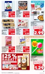 Gazetka promocyjna Kaufland - Prospekt - Gazetka - ważna od 28.02 do 28.02.2024 - strona 25 - produkty: angebot, angebote, beutel, chips, chupa, chupa chups, eis, ferrero, fertiggericht, fertiggerichte, filet, filets, frosta, gin, himbeer, honig, hummus, linsen, mac, mandel, mandeln, mövenpick, mövenpick eis, original wagner, pizza, salz, schoko, schokolade, schokoladen, snack, snacks, süsswaren, tafelschokolade, Ti, tiefkühlkost, tomate, wagner, wagners, Zander, Zanderfilets