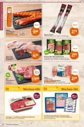 Gazetka promocyjna Tegut - Angebote der Woche - Gazetka - ważna od 27.08 do 27.08.2022 - strona 8 - produkty: angebot, angebote, aufschnitt, bacon, bio, dekoration, eis, ente, fleisch, Frühstücksspeck, hackfleisch, hähnchenschenkel, henkel, kochschinken, lachs, lachsschinken, landprimus, landschinken, pute, putenbrust, rind, rinder, rinderhackfleisch, salami, schenkel, schinken, schnitten, spare ribs, Speck, Spezi, Ti, wurst