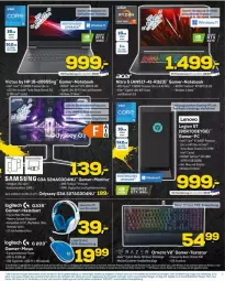 Gazetka promocyjna Euronics - Prospekte - Gazetka - ważna od 08.06 do 08.06.2022 - strona 5 - produkty: ball, beleuchtung, eis, elle, gaming-pc, geforce, HDMI, Headset, HP, Intel, kopfhörer, Leuchte, logitech, Maus, monati, monitor, nintendo, Nintendo Switch, notebook, nvidia, Razer, reis, rtx, ryzen, Samsung, Tastatur, Ti, usb