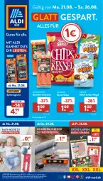 Gazetka promocyjna AldiSud - NÄCHSTE WOCHE - Gazetka - ważna od 26.08 do 26.08.2023 - strona 1 - produkty: aldi, auto, chips, eis, ente, jumbo, milch, Mode, reis, riegel, schinken, snack, snacks, spielzeug, Sun Snacks, Ti