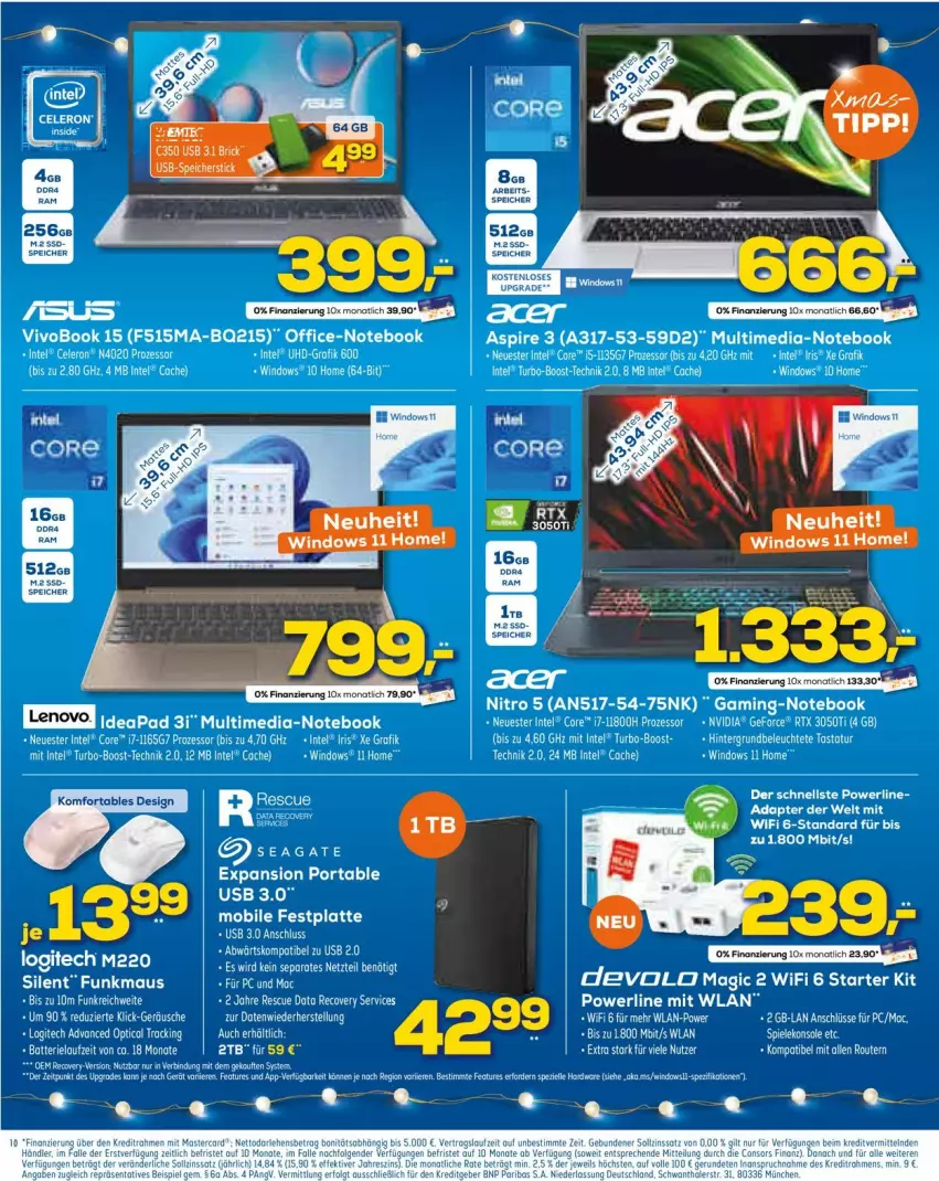 Aktueller Prospekt Euronics - Prospekte - von 15.12 bis 22.12.2021 - strona 10 - produkty: lenovo, mac, monati, neuheit, Ti