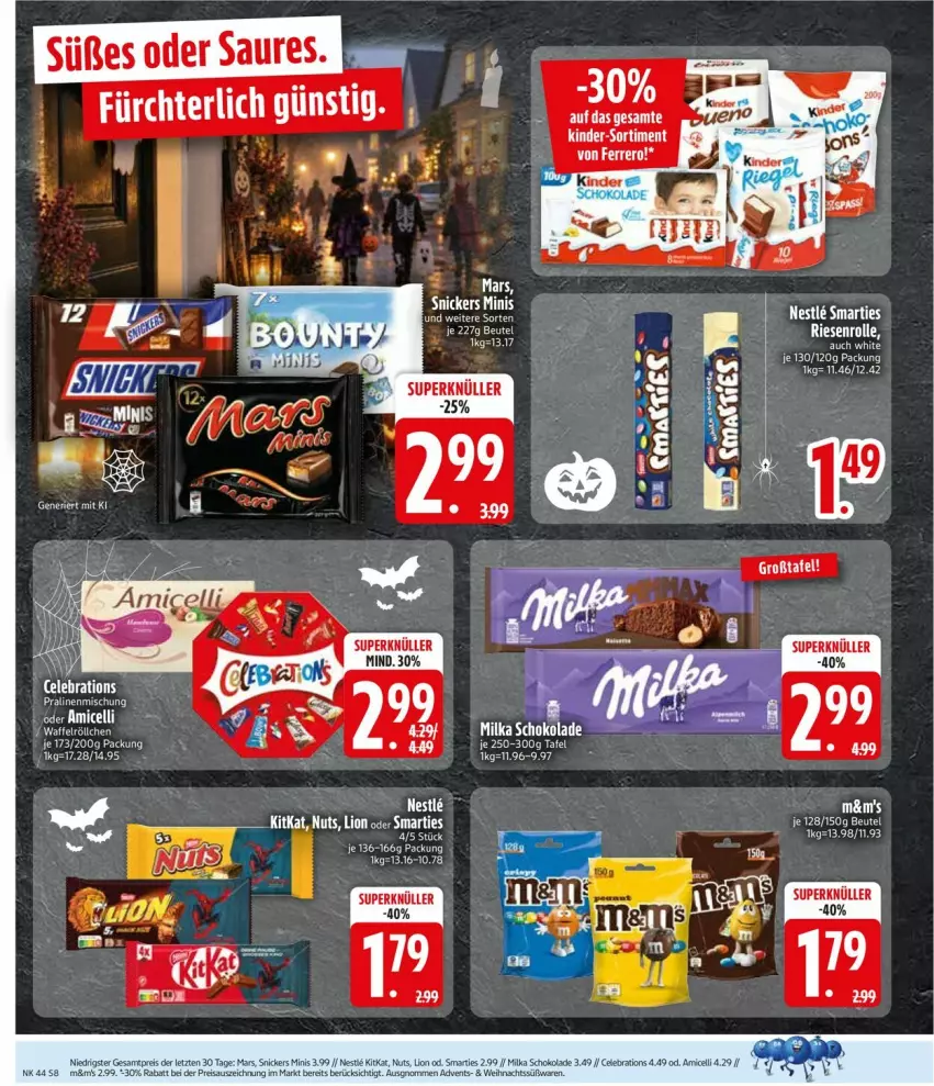 Aktueller Prospekt Edeka - Prospekte - von 26.10 bis 31.10.2026 - strona 10 - produkty: beutel, mars, rel, smarties, Ti