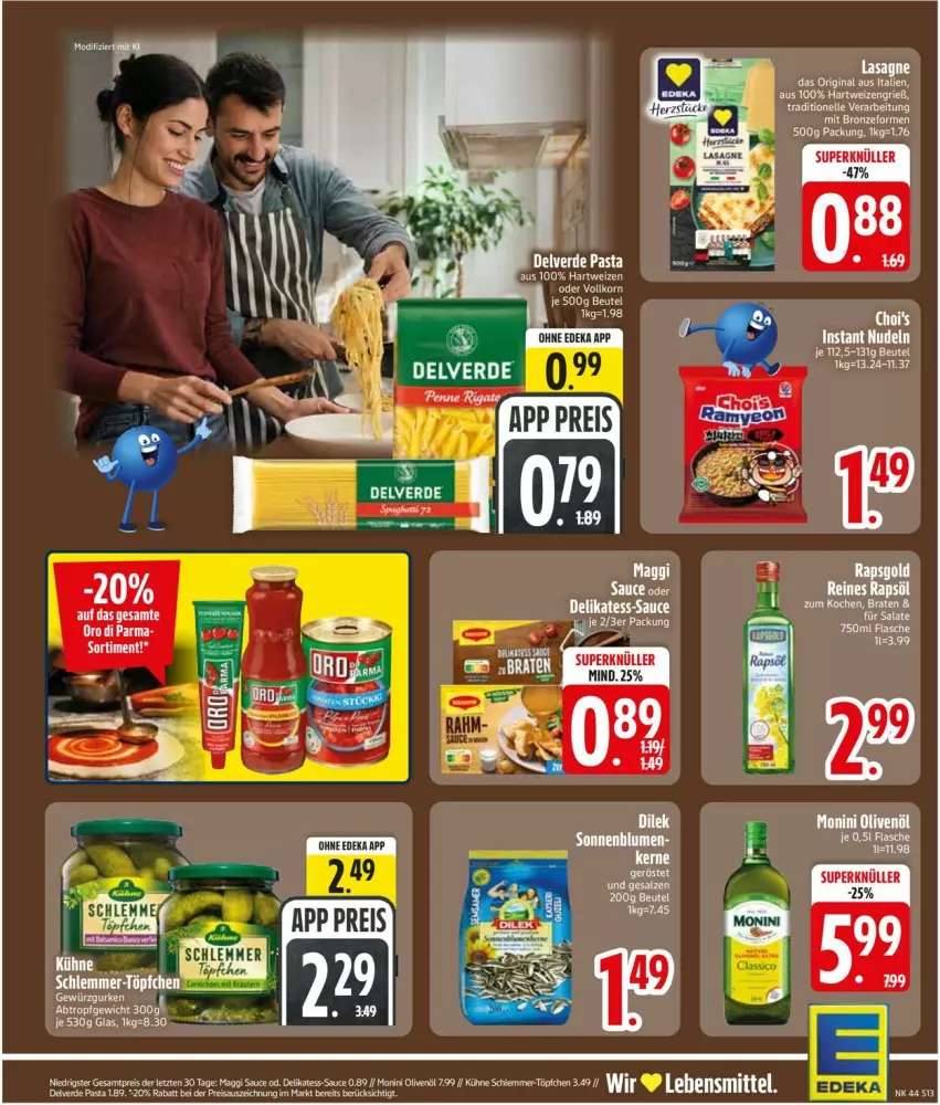 Aktueller Prospekt Edeka - Prospekte - von 26.10 bis 31.10.2026 - strona 15 - produkty: beutel, deka, eis, elle, erde, gin, hartweizen, Kühne, lasagne, maggi, monin, olive, oliven, olivenöl, reis, tee