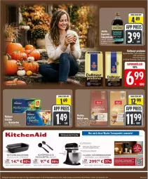 Gazetka promocyjna Edeka - Prospekte - Gazetka - ważna od 31.10 do 31.10.2026 - strona 23 - produkty: Backform, bellacrema, bohne, bohnen, dallmayr, dallmayr prodomo, deka, eis, elle, espresso, früchte, jacobs, kaffee, KitchenAid, kräuter, Löffel, melitta, Meßmer, pasta, prodomo, reis, rel, tee, ZTE