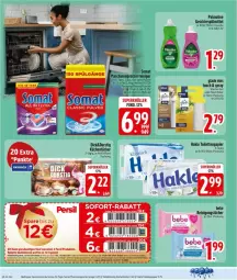 Gazetka promocyjna Edeka - Prospekte - Gazetka - ważna od 31.10 do 31.10.2026 - strona 26 - produkty: Bebe, Cap, eis, flasche, geschirr, geschirrspülmittel, Glade, hakle, hakle toilettenpapier, küche, Küchen, küchentücher, papier, persil, reiniger, Reinigung, reinigungstücher, reis, sofort-rabatt, somat, spülmittel, Ti, toilettenpapier, tücher, ZTE