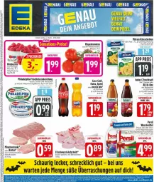 Gazetka promocyjna Edeka - Prospekte - Gazetka - ważna od 31.10 do 31.10.2026 - strona 3 - produkty: aufschnitt, Becher, beere, beeren, beutel, bier, bierschinken, braten, coca-cola, cola, deka, eis, fanta, flasche, frischkäse, frischkäsezubereitung, frischwurst-aufschnitt, frucht, fruchtsaft, himbeer, himbeere, himbeeren, Hohes C, Käse, käsescheiben, LG, Mezzo Mix, minutensteaks, orange, persil, philadelphia, reis, rispentomaten, saft, schinken, schwein, schweine, schweinerücken, sprite, steak, steaks, Ti, tomate, tomaten, waschmittel, wein, weine, wurst