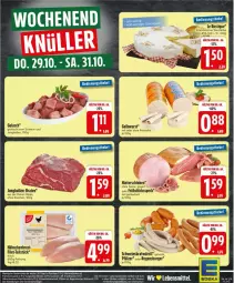 Gazetka promocyjna Edeka - Prospekte - Gazetka - ważna od 31.10 do 31.10.2026 - strona 32 - produkty: braten, burger, eis, ente, filet, französischer weichkäse, Frühstücksspeck, gulasch, hähnchenbrust, hinterschinken, jungbullen, Käse, Le Rustique, petersilie, regensburger, reis, schinken, schwein, Speck, Ti, weichkäse, wein, wurst, ZTE