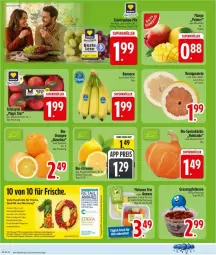 Gazetka promocyjna Edeka - Prospekte - Gazetka - ważna od 31.10 do 31.10.2026 - strona 4 - produkty: Abtei, apfel, bio, eis, frucht, grana, granatapfel, granatapfelkerne, LG, magazin, mango, navelina, obst, orange, orangen, Rana, tafeläpfel, tafeltrauben, trauben, und gemüse, Yo