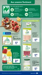 Gazetka promocyjna AldiSud - IN ZWEI WOCHEN - Gazetka - ważna od 10.02 do 10.02.2024 - strona 30 - produkty: aldi, apfel, beere, beeren, bio, Bio-Salami, brot, eis, erde, flasche, gsw, ingwer, joghur, joghurt, korn, Kornbrot, lyoner, milch, natur, naturjoghurt, naturland, paprika, reis, salami, Ti, vollkornbrot, Yo