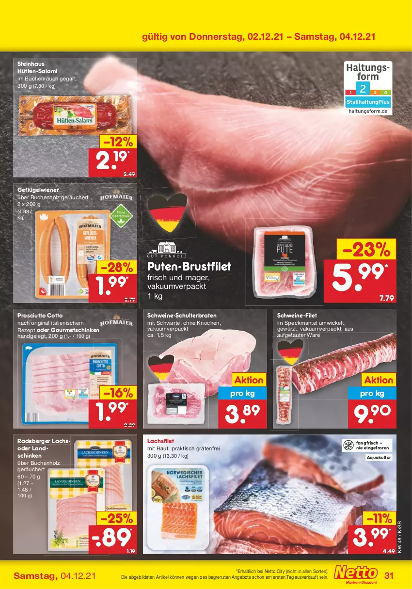 Aktueller Prospekt Netto Marken-Discount - Filial Angebote - von 29.11 bis 04.12.2021 - strona 33