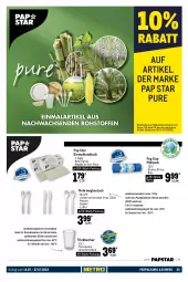 Gazetka promocyjna Metro - GastroJournal - Gazetka - ważna od 27.07 do 27.07.2022 - strona 25 - produkty: ACC, Aluminiumfolie, asti, auto, Becher, besteck, bio, duni, eis, frischhaltefolie, gabel, getränk, getränke, Gläser, handschuhe, handtuch, handtücher, LG, Löffel, messer, natur, Palette, papier, rwe, sac, schuhe, Serviette, servietten, spülmaschinen, Ti, tisch, toilettenpapier, top-hit, trinkbecher, tuc, tücher, weck