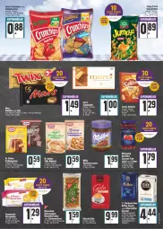 Gazetka promocyjna E Center - Angebote der Woche - Gazetka - ważna od 28.05 do 28.05.2022 - strona 11 - produkty: angebot, beutel, chips, creme, crunchips, funny-frisch, haselnuss, Haselnusscreme, hörnchen, kaffee, Kaiser, lorenz, lorenz crunchips, mandel, milka, nuss, paprika, pudding, ring, saltletts, schoko, schokolade, Spezi, wein, weine, wiener