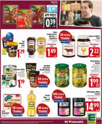 Gazetka promocyjna Edeka - Prospekte - Gazetka - ważna od 18.04 do 18.04.2026 - strona 19 - produkty: Becher, beutel, brot, deka, eis, feinkost, flasche, fleisch, gurke, gurken, heinz, hengstenberg, Hengstenberg Gurken, keimöl, ketchup, knäckebrot, kokos, kokosnuss, lebensmittel, mazola, milch, nuss, reis, rind, rinder, ring, sauce, snack, Ti, wasa