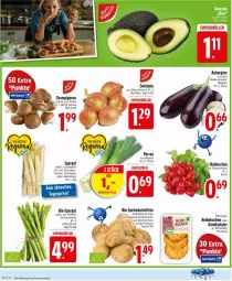 Gazetka promocyjna Edeka - Prospekte - Gazetka - ważna od 18.04 do 18.04.2026 - strona 4 - produkty: aubergine, bio, braun, champignon, champignons, champignons braun, eis, elle, gin, kartoffel, kartoffeln, kuchen, LG, radieschen, reis, Schal, Schale, spargel, spargel grün, speisekartoffeln, zwiebel, zwiebeln