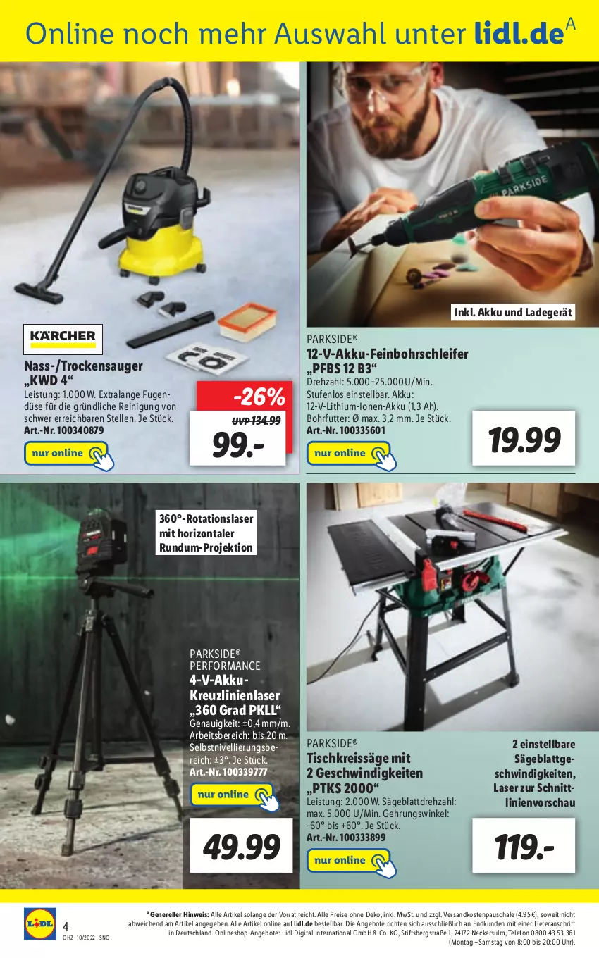 Aktueller Prospekt Lidl - Aktionsprospekt - von 07.03 bis 12.03.2022 - strona 50 - produkty: akku, angebot, angebote, eis, elle, gsw, ladegerät, ndk, Parkside, Reinigung, reis, reiss, rel, säge, Schal, Schale, telefon, Ti, tisch, Tischkreissäge, Trockensauger, uhr