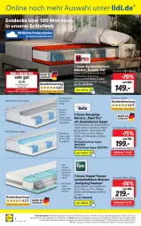 Gazetka promocyjna Lidl - Aktionsprospekt - Gazetka - ważna od 12.03 do 12.03.2022 - strona 48 - produkty: angebot, angebote, asti, auer, decke, eis, elle, federkern, federkernmatratze, Hela, kernmatratze, komfortschaumtopper, latte, Liege, mab, matratze, matratzen, ndk, reis, rel, ring, Schal, Schale, schauma, Tasche, taschen, taschenfederkern-matratze, taschenfederkernmatratze, telefon, Ti, tisch, topper, tuc, uhr