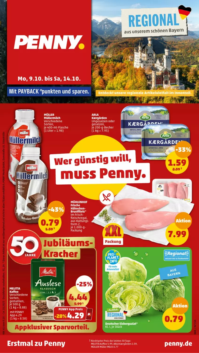 Aktueller Prospekt Penny - Prospekte - von 09.10 bis 14.10.2023 - strona 1 - produkty: mac, salz, tee, Ti