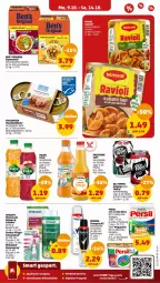 Gazetka promocyjna Penny - Prospekte - Gazetka - ważna od 14.10 do 14.10.2023 - strona 13 - produkty: Bad, beutel, coupon, coupons, eier, eis, filet, filets, fisch, flasche, followfish, gin, megaperls, persil, pet-flasche, reis, saft, schaumbad, thunfisch, Ti, valensina, Yo
