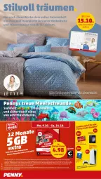 Gazetka promocyjna Penny - Prospekte - Gazetka - ważna od 14.10 do 14.10.2023 - strona 16 - produkty: bett, bettwäsche, kissen, Plüsch, Ti, Tiere