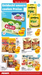 Gazetka promocyjna Penny - Prospekte - Gazetka - ważna od 14.10 do 14.10.2023 - strona 6 - produkty: bacon, beef, beutel, Buko, frischkäse, gin, gnocchi, hilcona, Käse, leerdammer, mccain, mozzarella, nuss, Ofen, Ofenkäse, pfanne, pfannen, rel, Speck, wagner