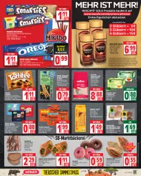 Gazetka promocyjna Edeka - Angebote der Woche - Gazetka - ważna od 02.09 do 02.09.2023 - strona 11 - produkty: auer, auto, Berger, beutel, bio, blume, blumen, bohne, brot, brötchen, butter, butterkeks, caffè crema, caramel, creme, deka, di oliva, dinkelbrötchen, Donut, donuts, edeka bio, eis, erdnüsse, espresso, espresso oder, früchte, Früchtetee, geback, gin, Gläser, grissini, gutschein, haselnuss, Hefe, herzberger, kaffee, kaffeevollautomat, kaffeevollautomaten, kakao, Käse, keks, korn, kräuter, lavazza, leibniz, linsen, löslicher kaffee, Mantel, mikado, natur, nescafe, Nescafé, nescafé gold, nestlé, Nougatcreme, nuss, oreo, Plunder, reis, ritter, ritter sport, rum, saft, Schiffchen, schoko, schokolade, schokoladen, Schokolinsen, smarties, sonnenblume, sonnenblumen, Sonnenblumenkerne, sonnenblumenkernen, spinat, Sport, storck, Tasche, tee, Ti, tisch, toffifee, tomate, tomaten, top-preis, vollautomaten, ZTE, zucker