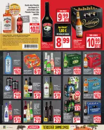 Gazetka promocyjna Edeka - Angebote der Woche - Gazetka - ważna od 02.09 do 02.09.2023 - strona 12 - produkty: alkohol, baileys, Benediktiner, Berger, bier, Brei, bügel, bügelflasche, burger, coca-cola, cola, coupon, deka, eis, flasche, flensburger, getränk, getränke, gin, irish cream, jack daniel, jever, jever pilsener, jim beam, kleiner klopfer, könig pilsener, leine, martini, mm extra, pils, pilsener, pilsner, radeberger, radeberger pilsner, reis, sekt, Spaten, Ti, top-preis, wein, weine, ZTE