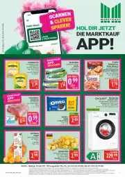 Gazetka promocyjna Marktkauf - Prospekt - Gazetka - ważna od 31.10 do 31.10.2026 - strona 1 - produkty: aqua, aquastop, arla, Becher, bio, braten, cola, deka, Dr. Oetker, eis, elsässer art, flammkuchen, gin, intermezzo, kartoffel, kartoffeln, Käse, keks, kekse, kuchen, lamm, leerdammer, orange, orangen, oreo, payback, pizza, ristorante, ristorante pizza, saft, salz, schwein, schweine, speisekartoffeln, Ti, uhr, waschmaschine, wein, weine