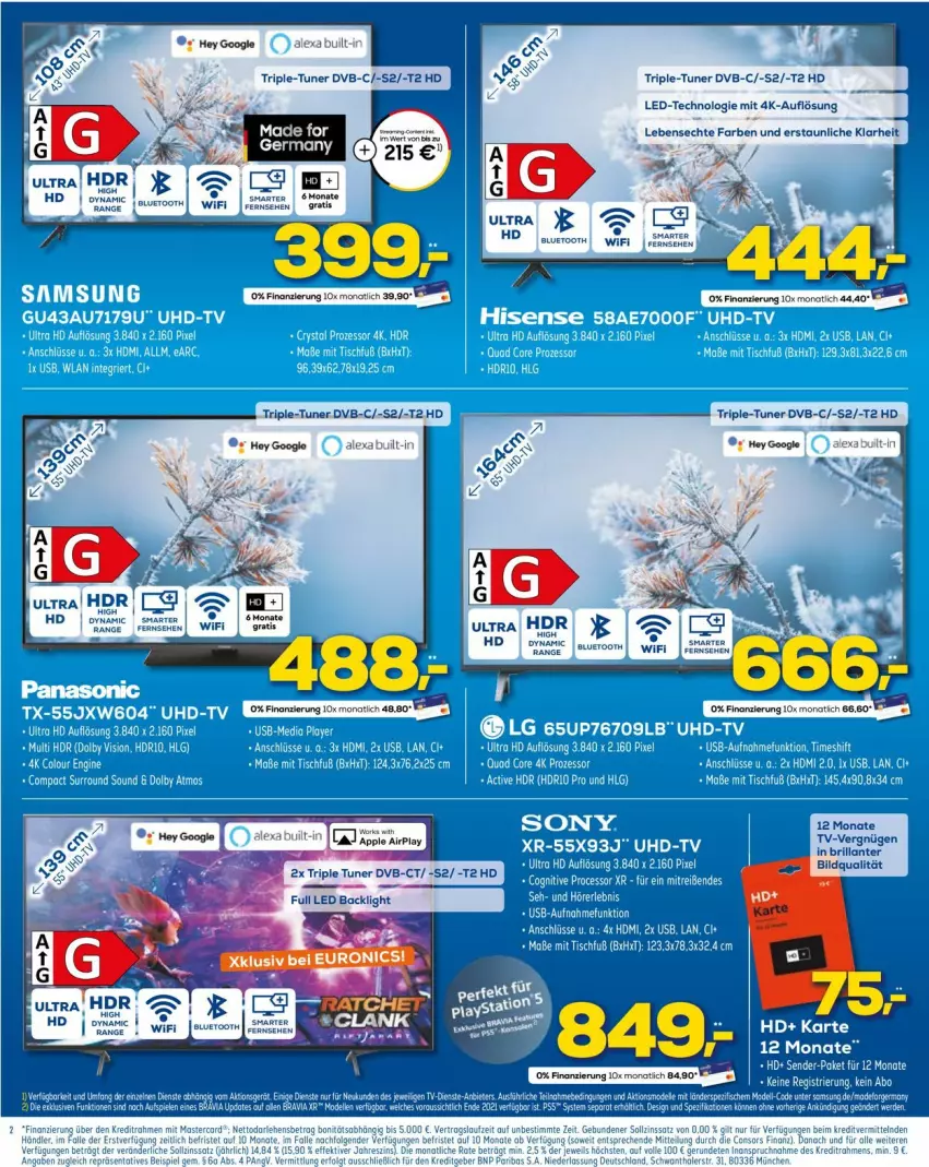 Aktueller Prospekt Euronics - Prospekte - von 26.01 bis 02.02.2022 - strona 2 - produkty: alexa, dell, dvb, elle, fisch, fische, Germ, hero, LG, Mode, Samsung, Spezi, Ti, tuner, usb