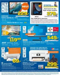 Gazetka promocyjna Euronics - Prospekte - Gazetka - ważna od 02.02 do 02.02.2022 - strona 8 - produkty: AMD Radeon, Apple, Apple Pencil, auer, bio, consors finanz, deo, drucker, eis, epson, frontkamera, gin, HP, ipad, kamera, LG, Maus, monitor, multifunktionsdrucker, radeon, reis, Samsung, tablet, Tastatur, tee, Ti, Toner