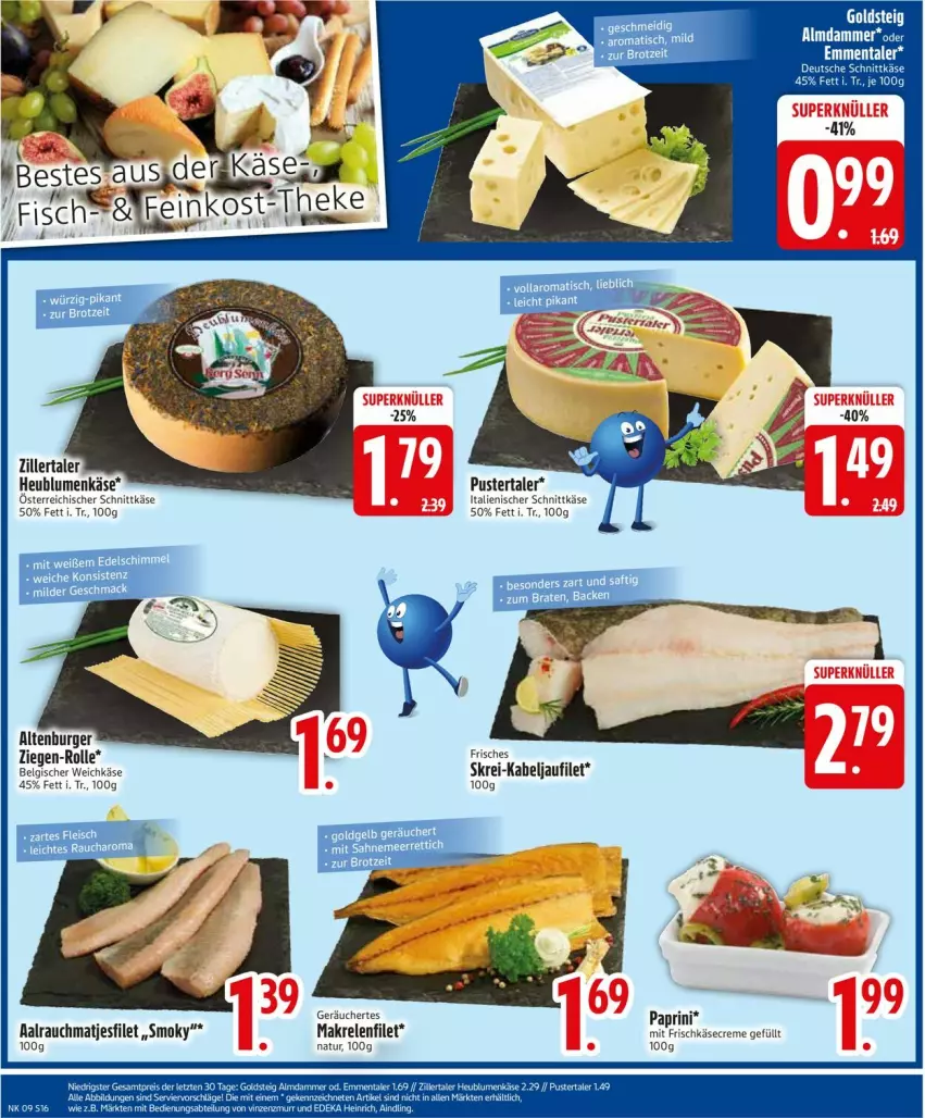 Aktueller Prospekt Edeka - Prospekte - von 24.02 bis 01.03.2025 - strona 16 - produkty: altenburger, blume, blumen, brot, burger, creme, filet, frischkäse, Heu, kabeljaufilet, Käse, LG, Makrele, natur, österreichischer schnittkäse, rel, schnittkäse, weichkäse