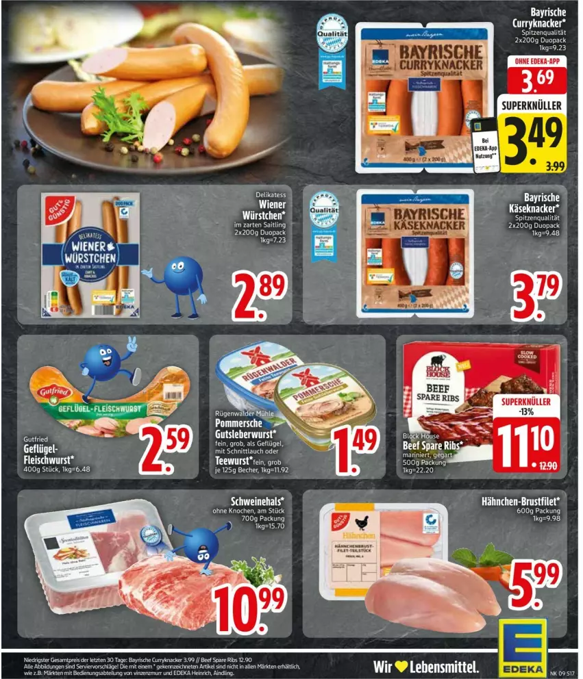 Aktueller Prospekt Edeka - Prospekte - von 24.02 bis 01.03.2025 - strona 17 - produkty: Becher, brustfilet, ente, filet, hähnchen-brustfilet, im zarten saitling, Käse, knacker, rel, schwein, schweine, spitzenqualität, tee, teewurst, Ti, wein, weine, wurst, würstchen