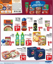 Gazetka promocyjna Edeka - Prospekte - Gazetka - ważna od 01.03 do 01.03.2025 - strona 12 - produkty: barilla, Becher, chili, deka, dell, eis, filet, filets, fisch, flasche, gin, hartweizen, italienische pasta, kartoffel, Knödel, knorr, maggi, natur, natura, pasta, pfanni, püree, rapso, rapsöl, reines rapsöl, reis, salat, sauce, saupiquet, Semmel, snack, thomy, thunfisch