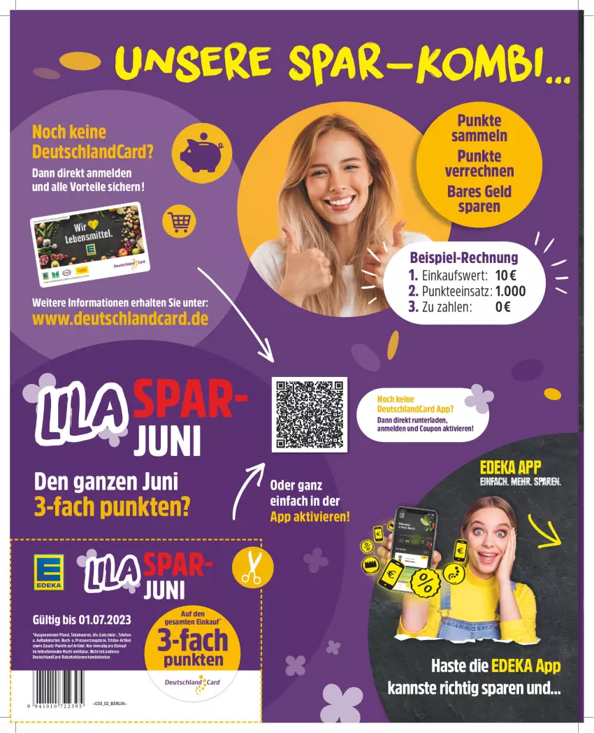 Aktueller Prospekt Edeka - Angebote der Woche - von 05.06 bis 10.06.2023 - strona 2 - produkty: buch, coupon, deka, deutschlandcard, eis, gutschein, Tchibo, tee, telefon, Ti