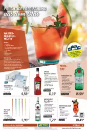 Gazetka promocyjna Metro - Lieferservice aktuell - Gazetka - ważna od 30.06 do 30.06.2022 - strona 15 - produkty: aperol, bacardi, bacardi rum, cocktail, cocktails, crushed ice, decke, eis, eiswürfel, flasche, frucht, garnier, getränk, getränke, gin, Gläser, Holz, Koriander, LG, lieferservice, limette, Löffel, melone, melonen, Metro, Mett, minze, mojito, pfeffer, pfefferminze, reis, rezept, Ria, rohrzucker, rum, rwe, shake, Soda, spülmaschinen, Tanqueray, Ti, wasser, wassermelone, wassermelonen, würfel, zucker