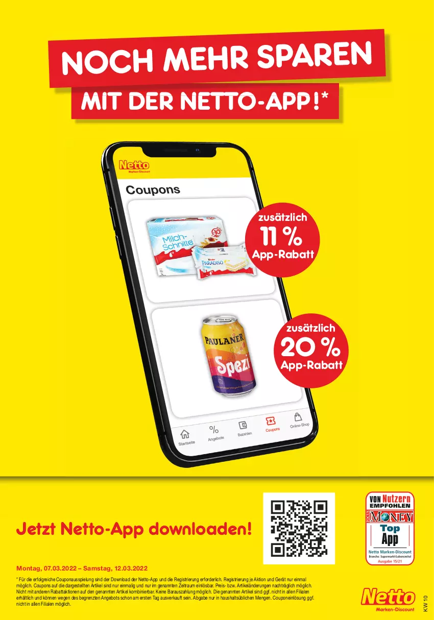 Aktueller Prospekt Netto Marken-Discount - Filial-Angebote - von 07.03 bis 12.03.2022 - strona 41 - produkty: angebot, coupon, coupons, eis, LG, reis, Ti, ZTE