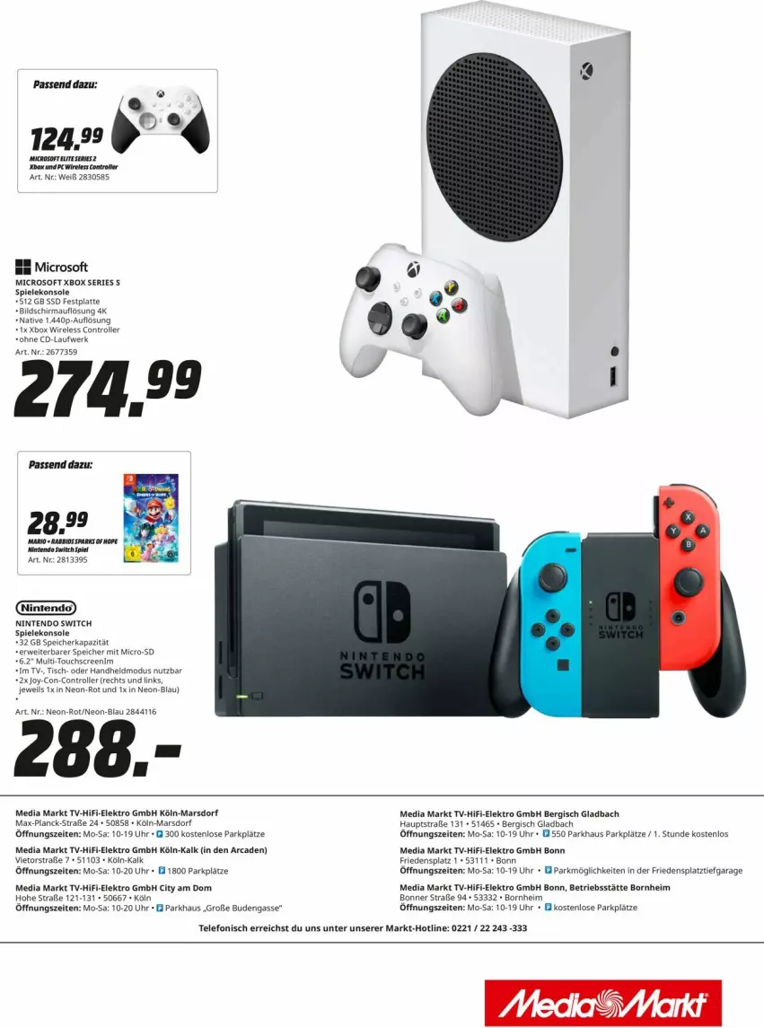 Aktueller Prospekt Media Markt - Prospekte - von 30.03 bis 05.04.2023 - strona 4 - produkty: Elektro, festplatte, latte, mars, nintendo, Nintendo Switch, rel, Roller, rwe, Spiele, ssd, telefon, Ti, tisch, touchscreen, uhr, Xbox