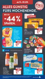 Gazetka promocyjna AldiSud - NÄCHSTE WOCHE - Gazetka - ważna od 02.09 do 02.09.2023 - strona 25 - produkty: alle artikel ohne dekoration, apfel, babybel, beere, butter, dekoration, disney, eis, elle, erdbeere, flasche, fol epi, gin, Innocent, je 250-g-packung, johannisbeere, Käse, leibniz, meggle, reis, salz, schnittkäse, smoothie, Streichzart, teller, Ti, ZTE