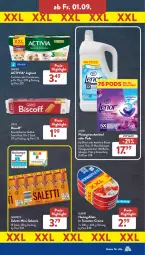 Gazetka promocyjna AldiSud - NÄCHSTE WOCHE - Gazetka - ważna od 02.09 do 02.09.2023 - strona 29 - produkty: activia, almare, biscoff, Blüte, cerealien, creme, danone, danone activia, eis, filet, filets, frucht, hering, Herings, heringsfilets, joghur, joghurt, karamell, lenor, Mini-Salami, Pods, pril, reis, ring, salami, snack, Ti, tomate, tomaten, waschmittel